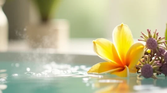 huiles essentielles pour un bain relaxant